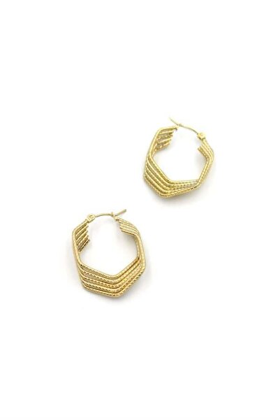 MENESSA Hoop Earrings - Gold