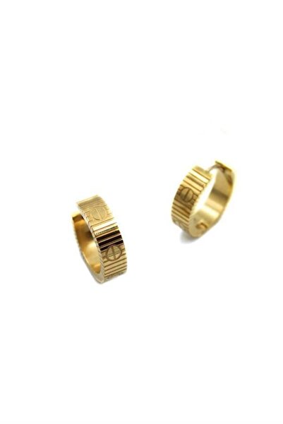 MENESSA Crt hoop earrings - gold