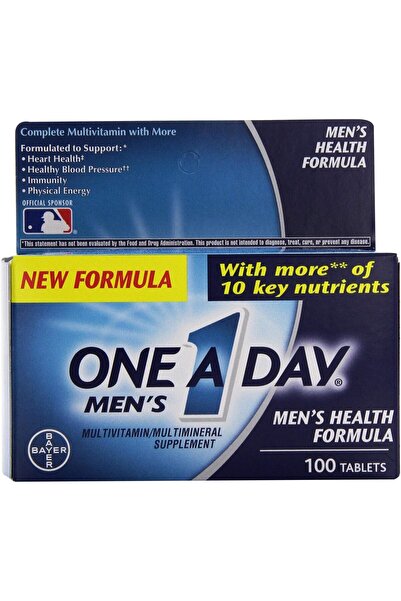 One A Day تركيبة صحية للرجال، 100 حبة يوميًا