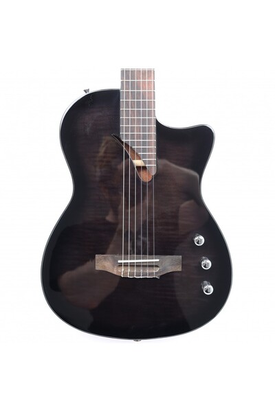 Madison MECG-T01-BK Elektro Klasik Gitar - Siyah (Profesyonel - İnce Kasa / T...