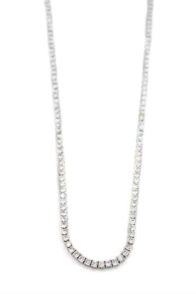 MENESSA قلادة مسار الماء غير الدوارة - فضية