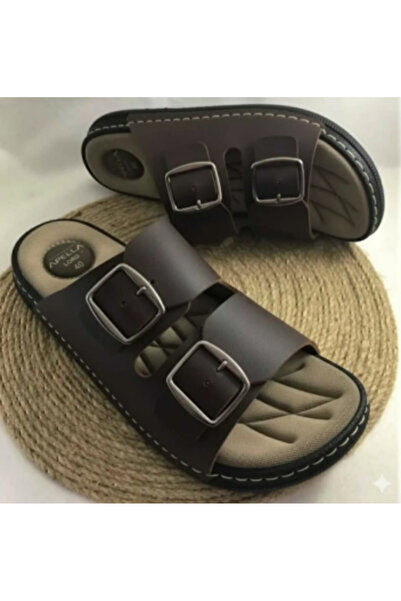 Benittokids Papuci pentru bărbați cu talpă ușoară Apella, cu cataramă dublă, ...