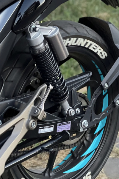 Banxtre 8 Pieces of Wheel Rim Stripe Sticker Set Compatible with 17 Inch Whee...