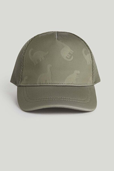 MOTHERCARE Khaki Dinosaur Cap