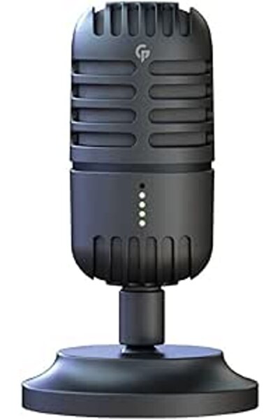 porodo Basic Cardioid Microphone with Stand for Gaming - Black