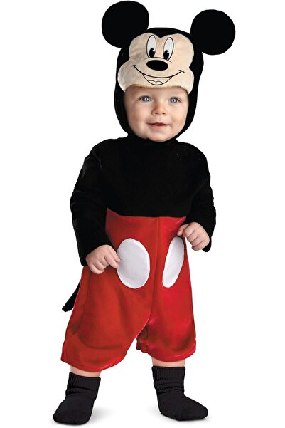 PARTY CENTER زي ميكي ماوس الكلاسيكي للأطفال الرضع