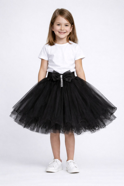 Parti Selesi Kız Çocuk 23 Nisan 29 Ekim Gösteri Kıyafeti Tütü Etek