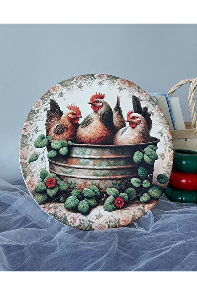 Grandez Home El Yapımı Dekoratif Döküm Duvar Tabağı - Rustik ve Vintage Duvar...