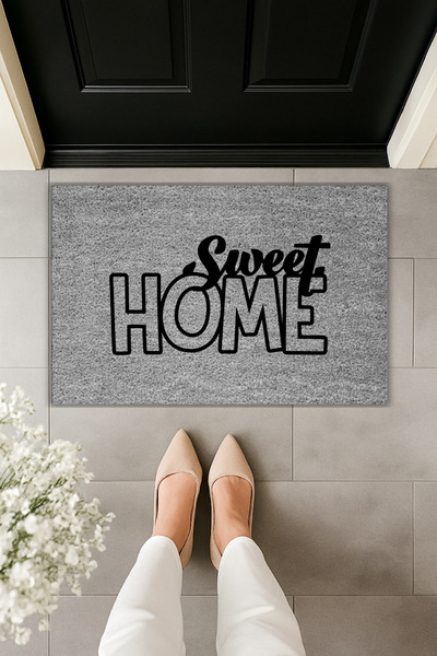 Dormot Modern Digital Printing Doormat - Sweet Home Doormat - Front Door Mat ...