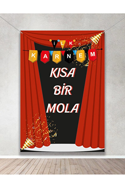 heptex Kısa Bir Mola Karne Hatırası Fotoğraf Panosu Branda 100x150