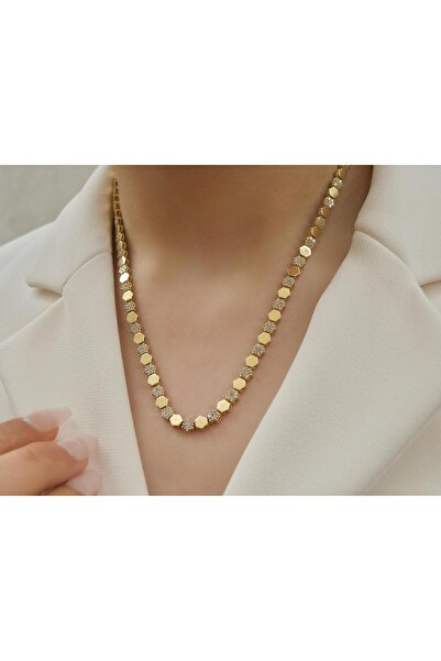 Karadeniz Kuyumculuk Petek Tasarım Altın Kolye