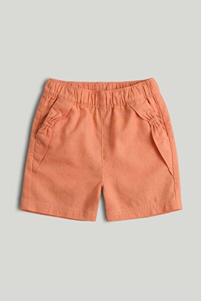 MOTHERCARE Tan Linen Blend Shorts