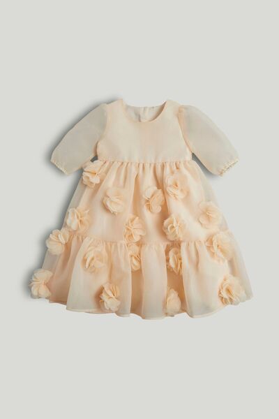 MOTHERCARE Pink Flower Occasion Dress
