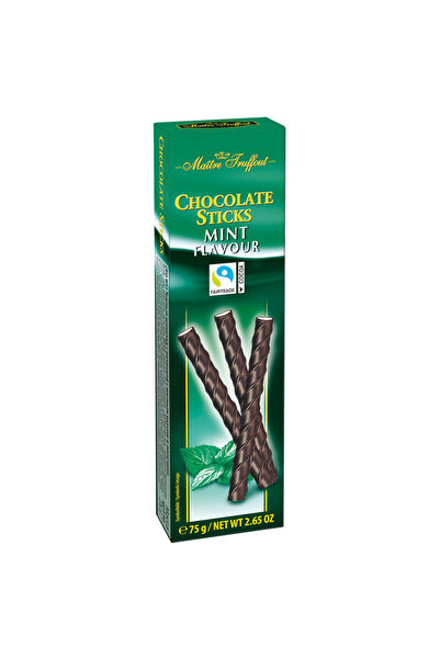 MAITRE TRUFFOUT Chocolate Sticks with Mint 75g
