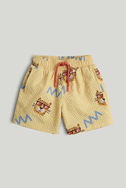 MOTHERCARE شورت سباحة بنقشة جلد النمر