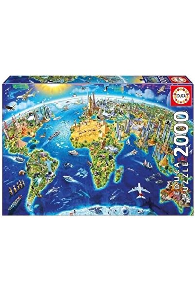 EDUCA World Landmarks Puzzle 2000 Pieces