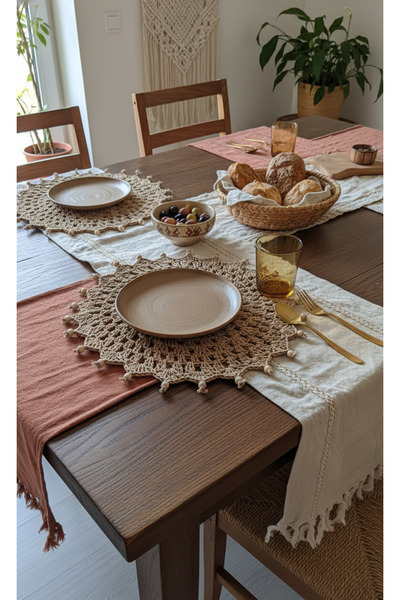 SİMAYMODDA 6'lı HASIR SUPLA / SUPLA/ SUNUMLUK SUPLA