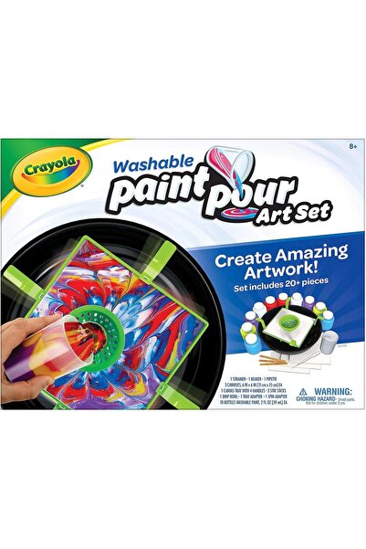 Crayola مجموعة طلاء قابلة للغسل، 20 قطعة، متعددة الألوان