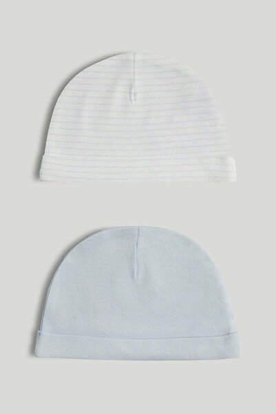 MOTHERCARE 2 Pack My First Cotton Baby Hats