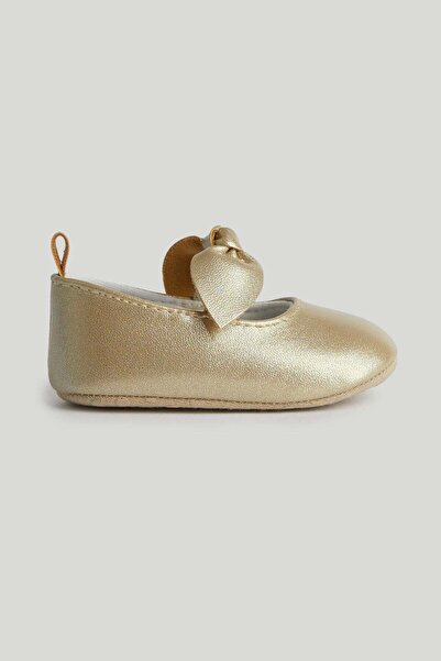 MOTHERCARE Gold Ballerina Pram Shoes