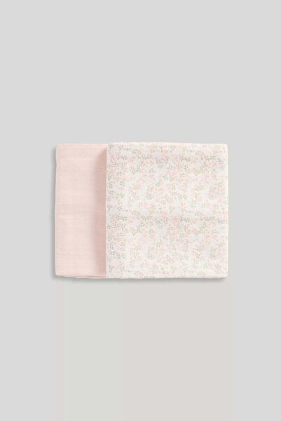 MOTHERCARE عبوة من 2 بطانية موسلين كبيرة الحجم