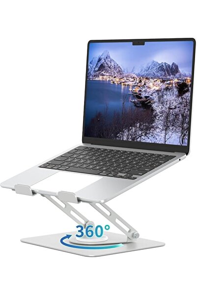 The Bros Adjustable Laptop Stand with 360° Rotating Base, Ergonomic Computer ...