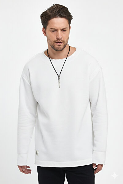 BABBOSS 3 Thread Wide Collar Low Shoulder Oversize Sweat Special Series