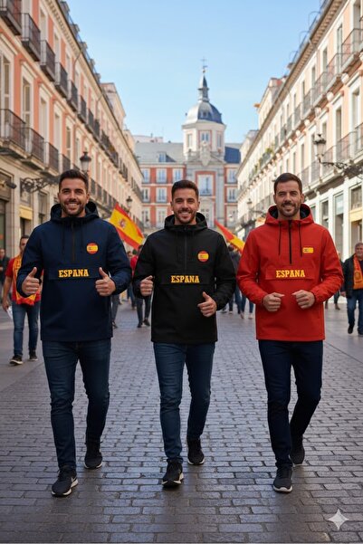 SARI Espana Spain Half Zip Raincoat