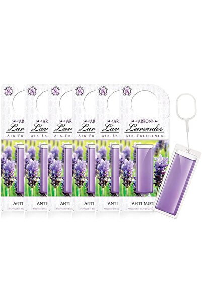 Areon معطر جو للخزانة برائحة اللافندر (عبوة من 6 قطع)