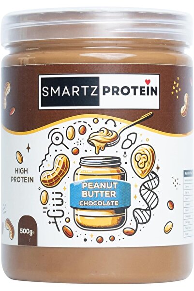 SMARTZEN زبدة الفول السوداني بالشوكولاتة - 500 غرام | غنية بالبروتين، قليلة ا...