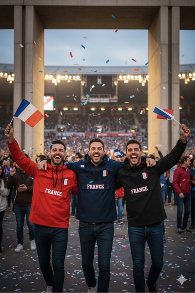 SARI France France Half Zip Raincoat