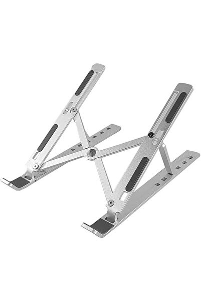 The Bros Adjustable Laptop Stand Adjustable Laptop Riser ABS+Silicone Foldabl...