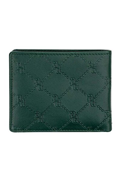 Police Antiquity Bottle Green Wallet For Men