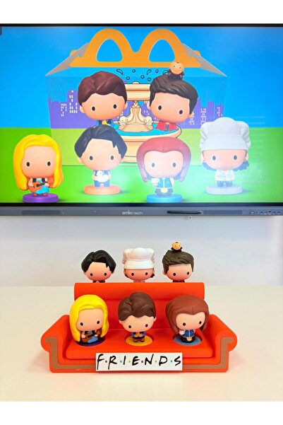 Katmanist Friends Figürleri Koltuk Standı McDonalds Figürlerine Uyumlu