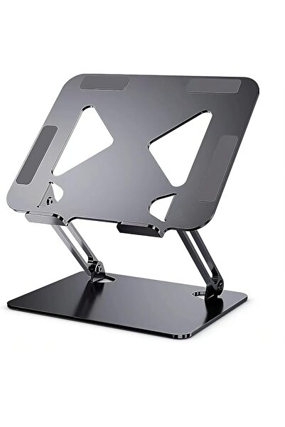 The Bros Gulf Tech Laptop Stand (Z Stand, Black) With Cleaning Cloth - Ergono...