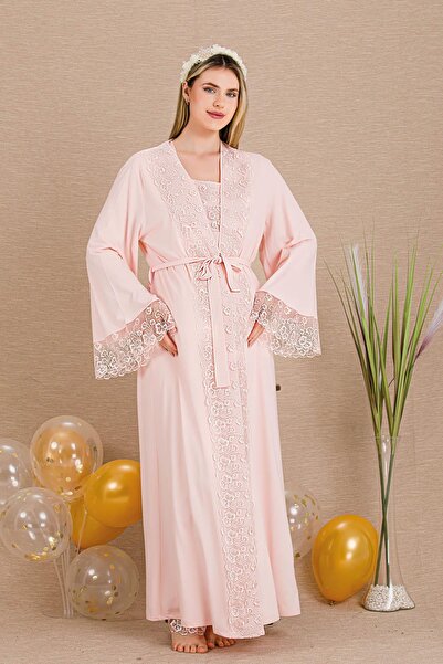 REN Set de pijamale pentru femei însărcinate din 3 piese cu detaliu din dante...