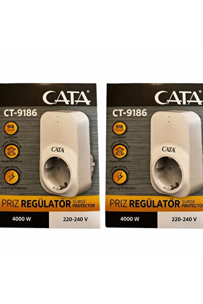 Cata ÇATA AKIM KORUMALI PRİZ 2 ADET