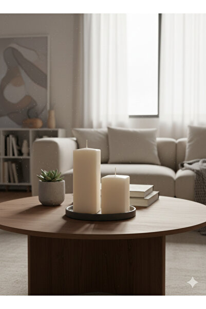 METE MUM 2'Lİ KÜTÜK MUM