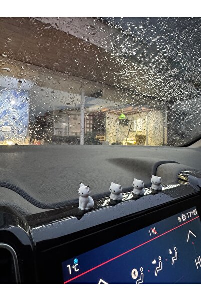 SHHOBİ زينة سيارة على شكل قطة أم حلوة وقطط صغيرة - إكسسوار تزيين السيارة على ...