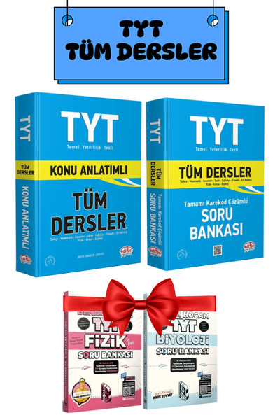 Editör Yayınevi TYT Tüm Dersler Konu Anlatımlı+ TYT Tüm Dersler Soru Bankası+...