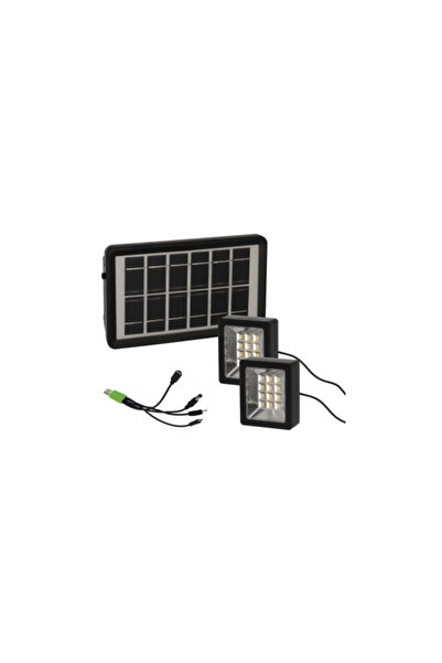 Andowl Solar LED Projector Set with 12 SMD 3W Cold White 6000K