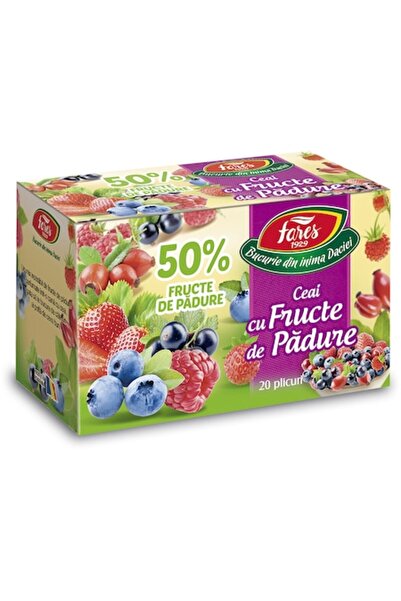 Fares Ceai cu 50% fructe de pădure 20 pliculețe