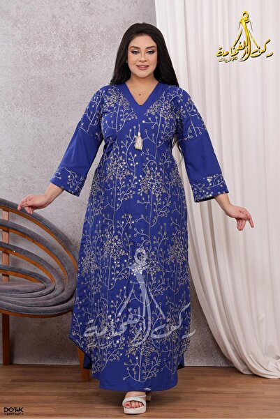 Generies A cotton abaya made from lightweight Al Marasi cotton fabric with a ...