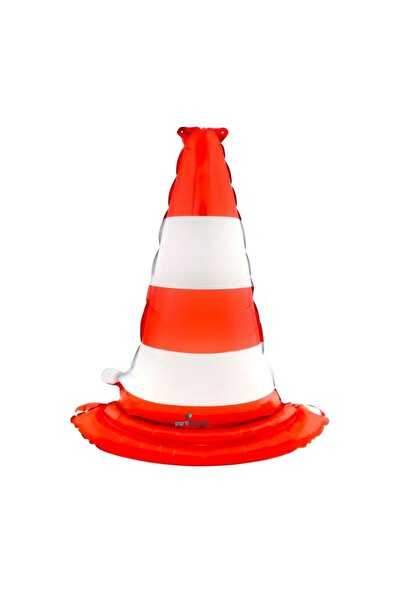 parti sürprizi Red and White Pontoon Shaped Foil Balloon 1 Piece