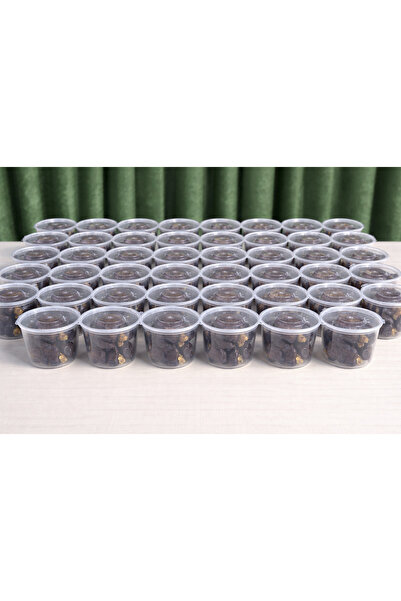 MARİFET HURMA Medine Hurması – Şeffaf Kapaklı Mini Kutu (50 Adet)