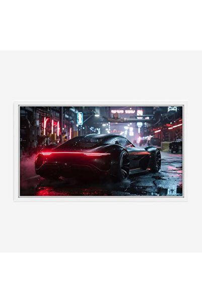 Tajridhome Car painting - Sports car - Neon lights - Urban - Modern art paint...