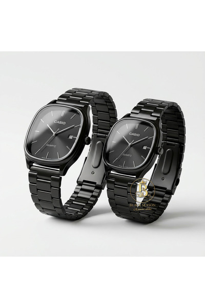 Casio Casio Black Watch Set | Women's + Men's Set