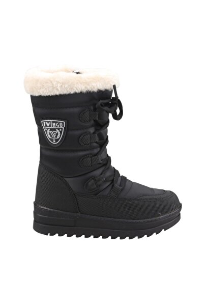 YUSUFSHOES FERMUARLI İÇİ KÜRKLÜ KAYMAZ TABAN KIZ ÇOCUK BOTU