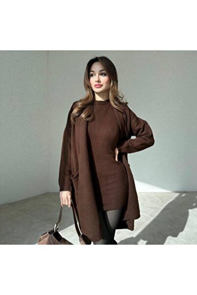 NZL TEKSTİL DGNS 2'Lİ ELBİSE&HIRKA TAKIM