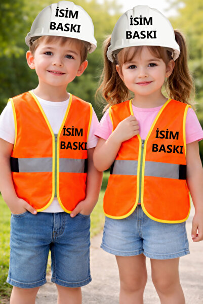 Teknik ÇOCUK MÜHENDİS YELEĞİ BARET SETİ